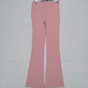 Forever 21 Pink High Waisted Flare Leggings Yoga Pants Small NWT 012488000502
